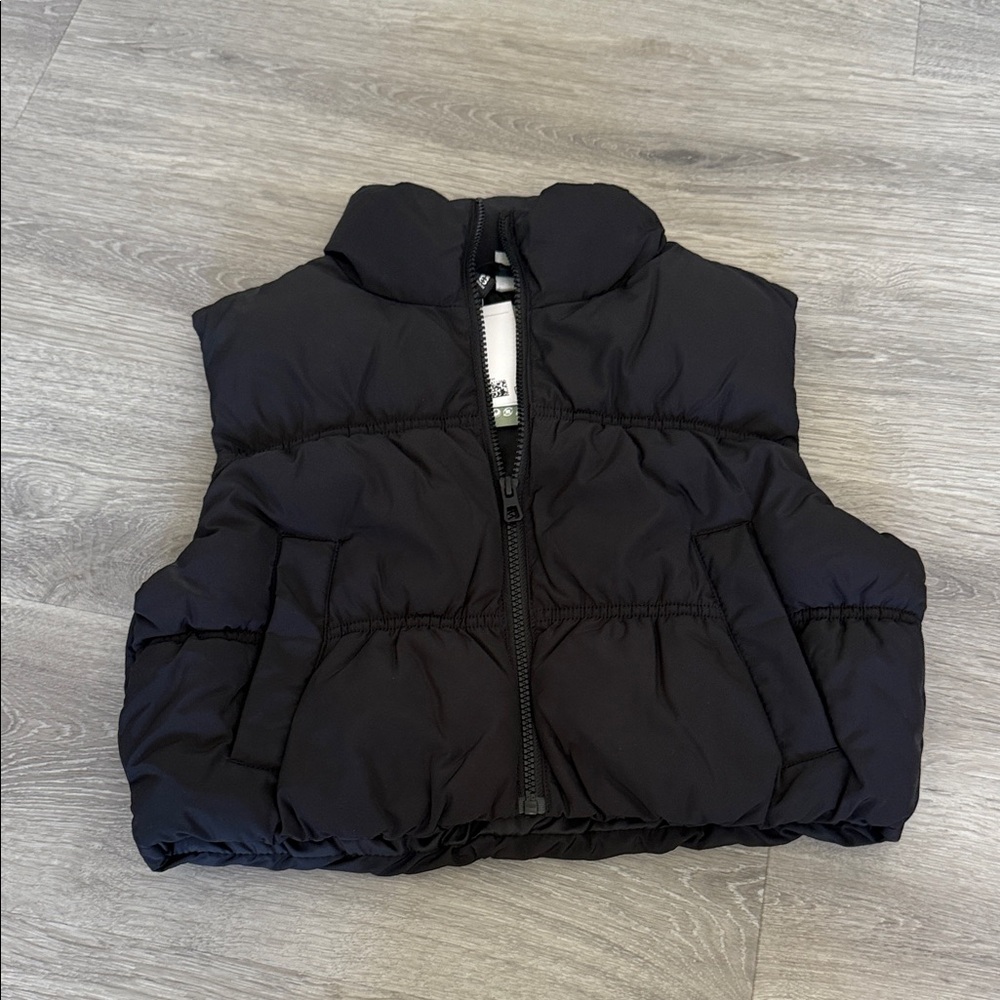 Black Puffer Vest